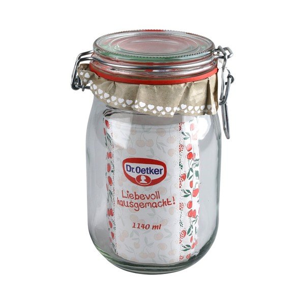 Staklenka s poklopcem i brtvom Oetker Jar, 1,14 l-image-3