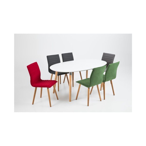 Set od 2 zelene blagovaonske stolice Acton Karel-image-1