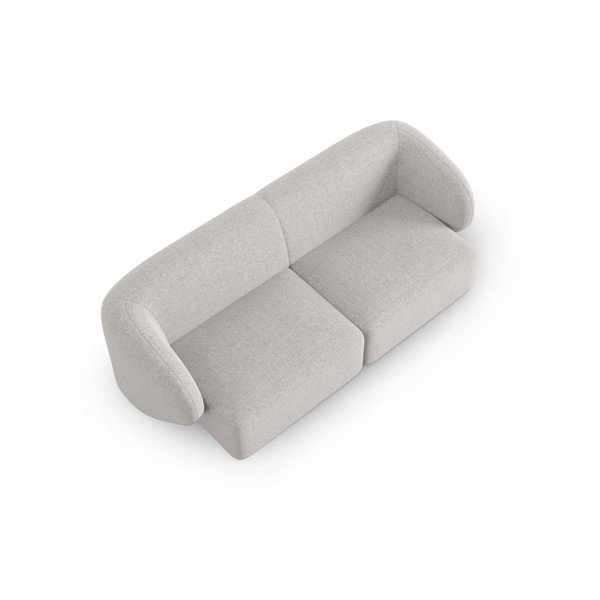 Svijetlo siva sofa od šenila 188 cm Paolo – Milo Casa-image-1