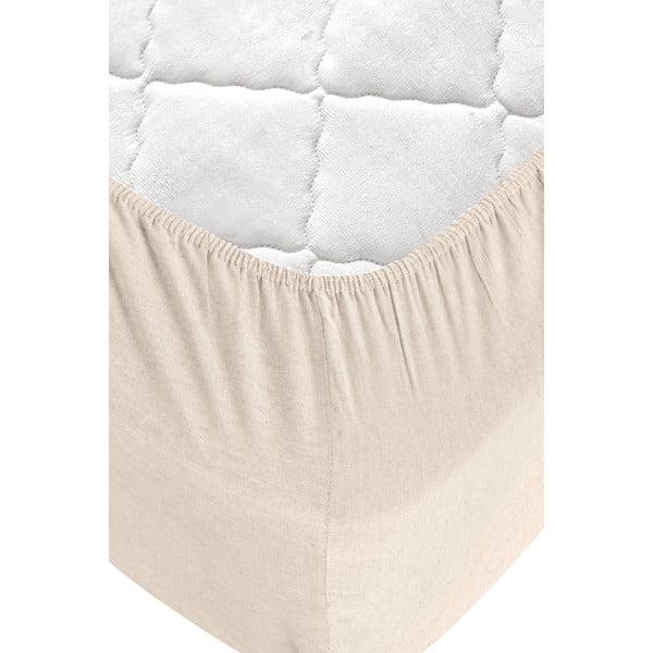 Crno-krem pamučna posteljina za bračni krevet/s produženom plahtom  200x220 cm - Mila Home-image-4