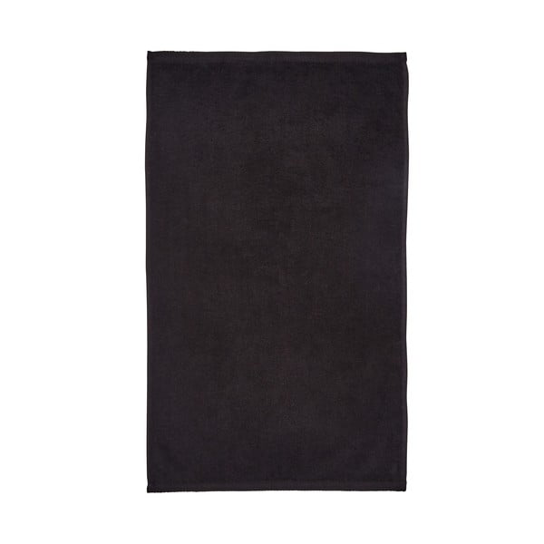 Crni brzosušeći/od frotira pamučan ručnik 90x140 cm Quick Dry – Catherine Lansfield