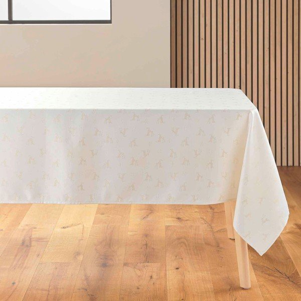 Stolnjak s božićnim motivom od jacquarda 140x250 cm Les Rennes – douceur d'intérieur-image-1