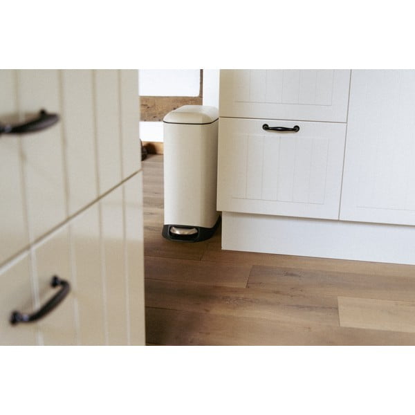 Krem željezna kanta za smeće s pedalom 12 l Design – Wenko-image-1