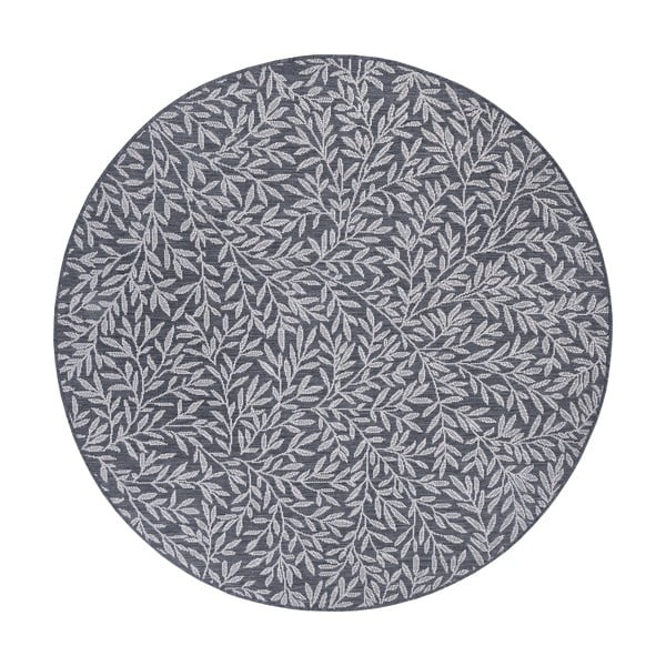Antracitno sivi okrugli tepih ø 160 cm Twig – Hanse Home