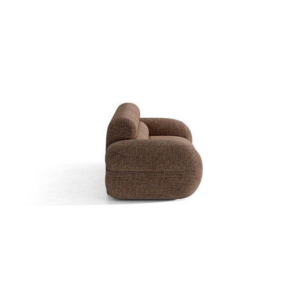 Smeđa sofa od šenila 220 cm Neo – Micadoni -image-2