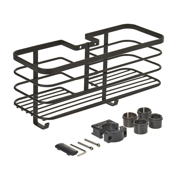 Crna kupaonska polica Metaltex Origin-image-4