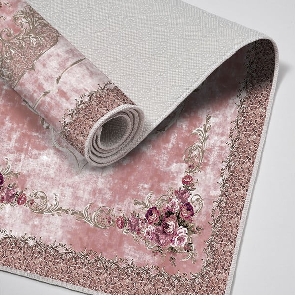 Ružičaste kupaonske prostirke u setu 2 kom 60x100 cm – Foutastic-image-2