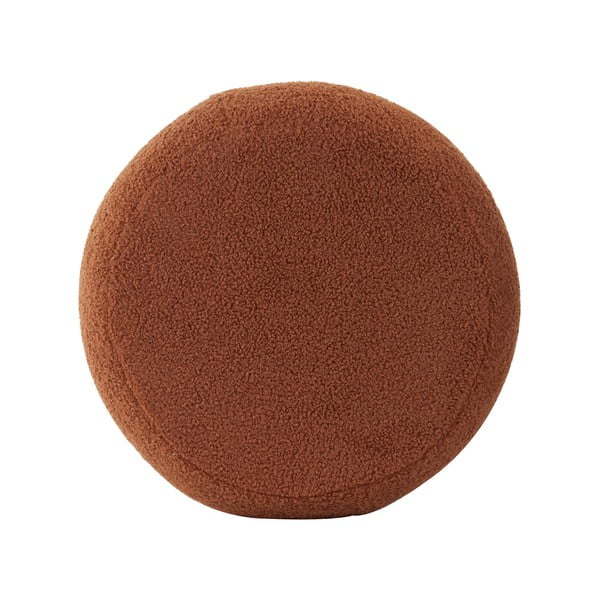 Narančasti tabure od bouclé tkanine Kimi – Light & Living-image-2