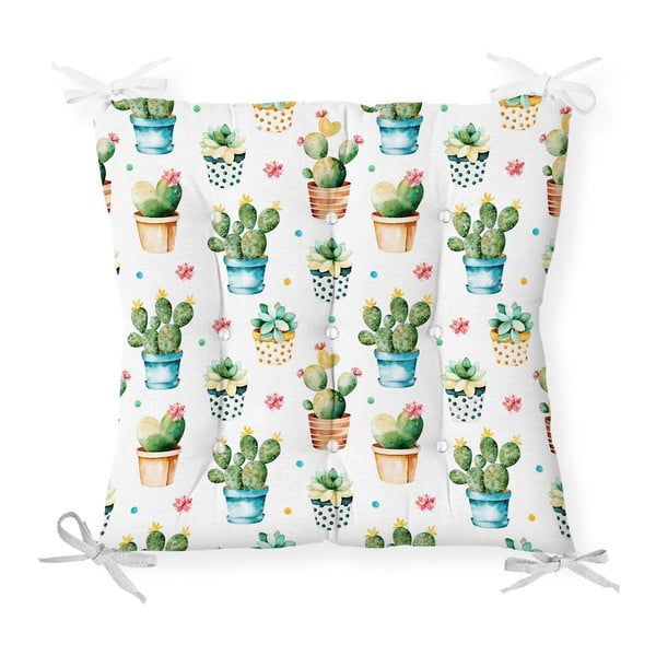 Jastuk za stolicu s udjelom pamuka Minimalist Cushion Covers Tiny Cacti, 40 x 40 cm