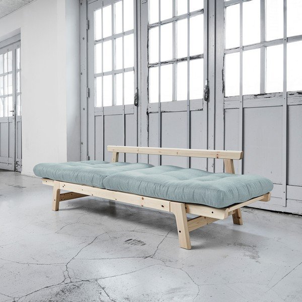 Sofa na razvlačenje Karup Step Natural / Sky Blue-image-3