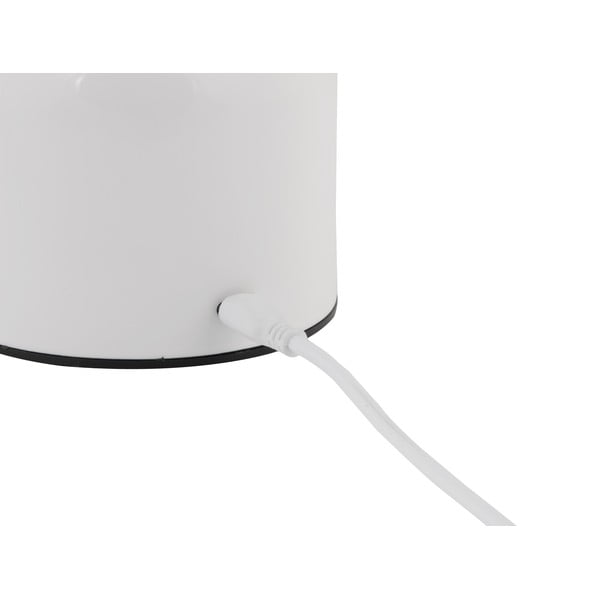 Bijela LED stolna lampa s metalnim sjenilom (visina 14 cm) Impetu – Leitmotiv-image-4