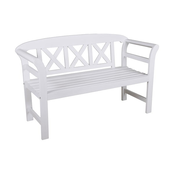 Bijela drvena vrtna klupa Vancouver - Garden Pleasure