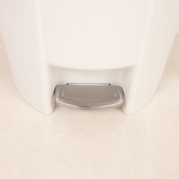 Bijela plastična kanta za smeće s pedalom 50 l – Addis-image-2