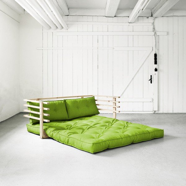 Karup Funk Natural / Lime sofa na razvlačenje-image-1