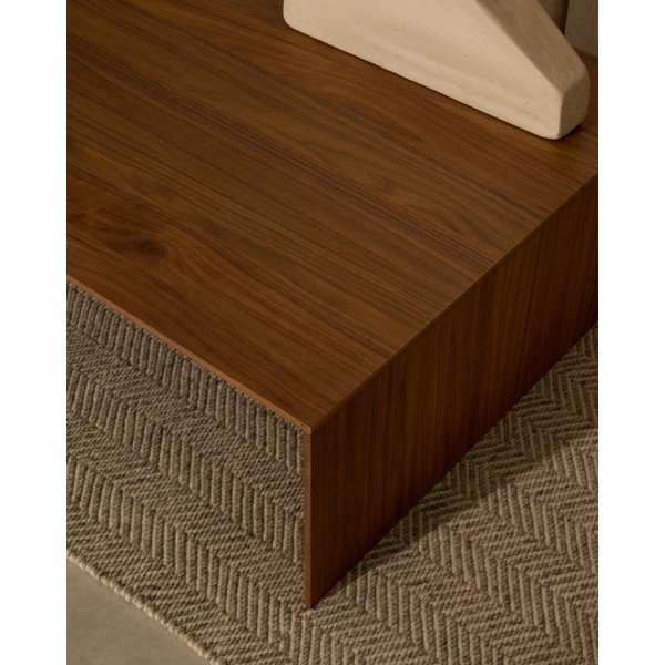 Stolić za kavu u dekoru oraha u tamnoj prirodnoj boji 70x140 cm Litto – Kave Home-image-3