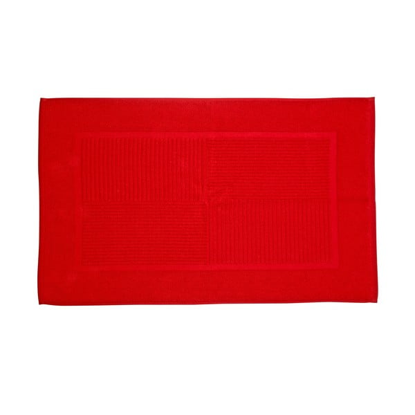 Podloga za kupaonicu, 80x50 cm, crvena
