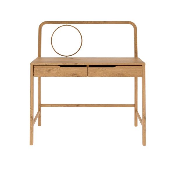 Kozmetički stol od punog hrasta 57x110 cm Twig – The Beds-image-3