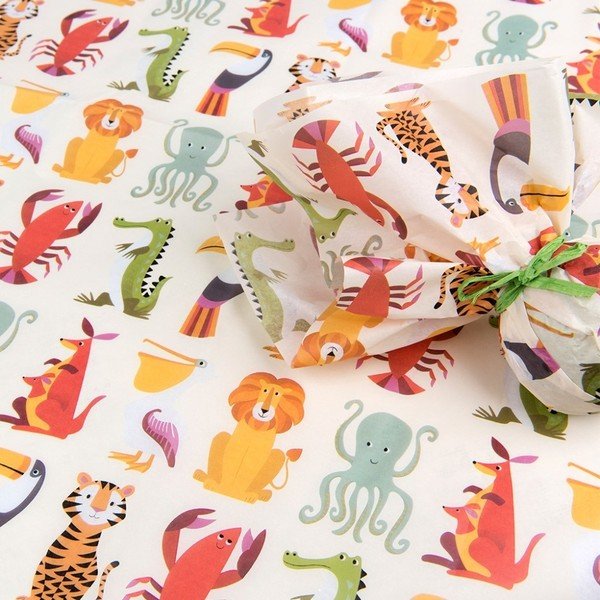 Set od 10 maramica Rex London Colorful Creatures-image-1