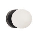 Bijela/crna metalna zidna lampa ø 8 cm Brisia – Kave Home