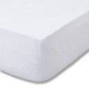 Bijela flanelska plahta s gumom 135x190 cm Brushed – Catherine Lansfield