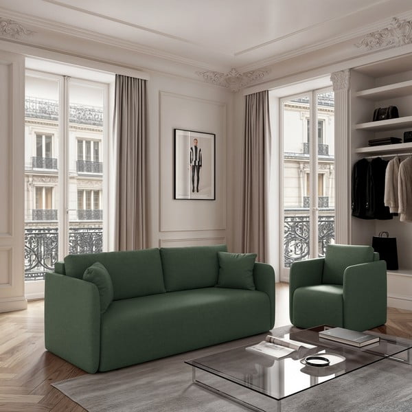 Zelena fotelja Chaum – Rodier-image-1