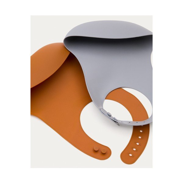 Narančasti/prljavo plavi slinčeki u setu 2 kom Lili – Kave Home-image-3