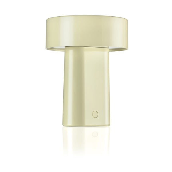 Svijetlo zelena plastična LED stolna lampa (visina 18 cm) Oblong – Zone