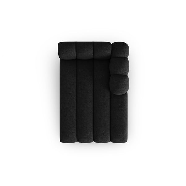 Crna/antracitno siva ležaljka (s desnim kutom) Lupine – Micadoni Home-image-2