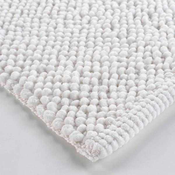 Bijela kupaonska prostirka 50x80 cm Yanis – douceur d'intérieur-image-3