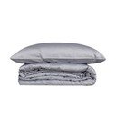Siva posteljina za bračni krevet/za produženi krevet od pamučnog satena 240x220 cm Elegant – Mijolnir