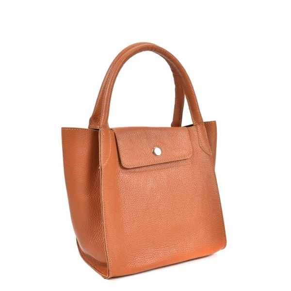 Konjak smeđa Kožna torba Robert M Polo Cognac-image-1