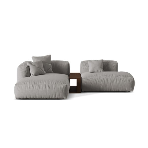 Svijetlo siva kutna garnitura (s lijevim kutom) Martina – Micadoni Home