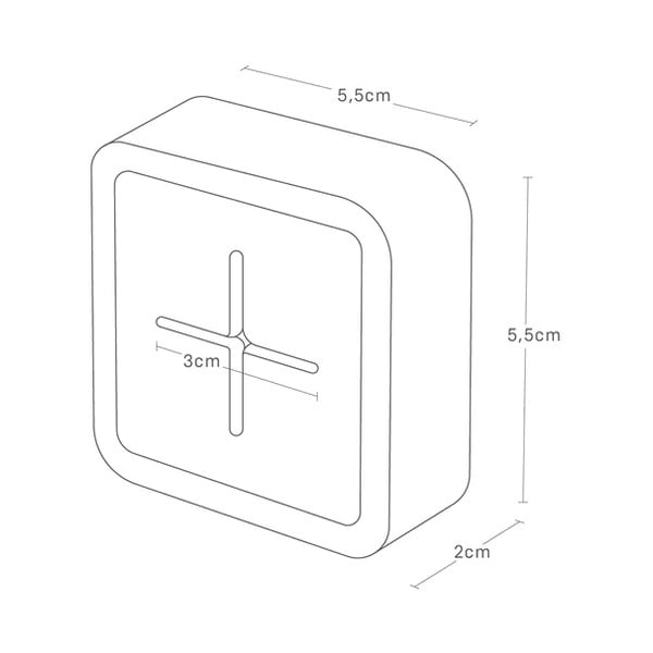 Bijeli plastičan samoljepljiv držač za kuhinjske ručnike Film Hook – YAMAZAKI-image-4