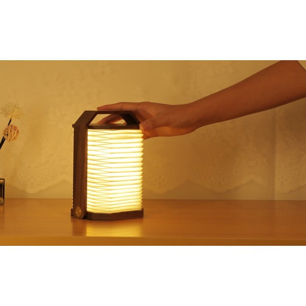 Bijeli/u tamnoj prirodnoj boji svjetlosni ukras s USB Origami – Gingko-image-2