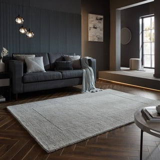 Sivi vuneni tepih 160x230 cm – Flair Rugs