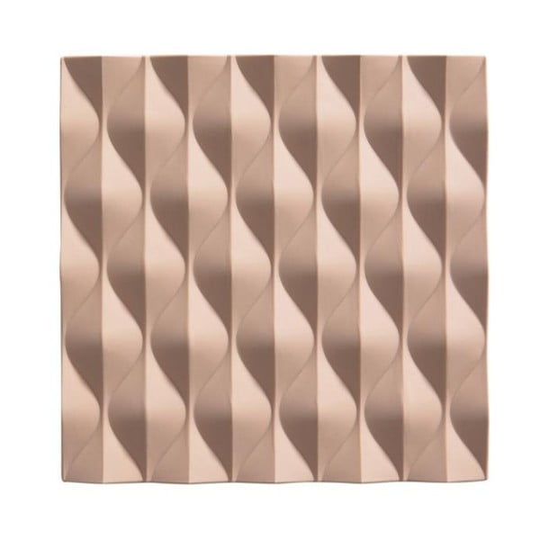 Bež silikonski jastučić za vruće zone Zone Origami Wave