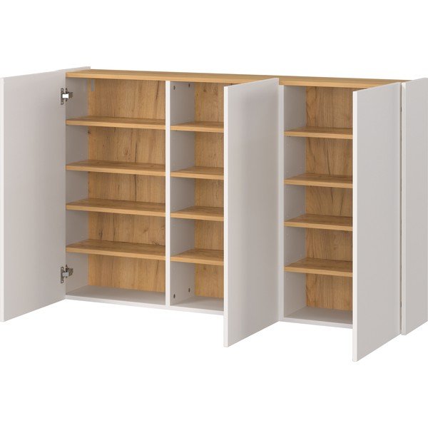 Krem ormarić u dekoru hrasta 138x87x25 cm Libbiano – Germania-image-2