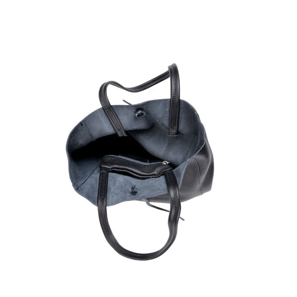 Crna kožna torbica Cardoni Vera-image-3