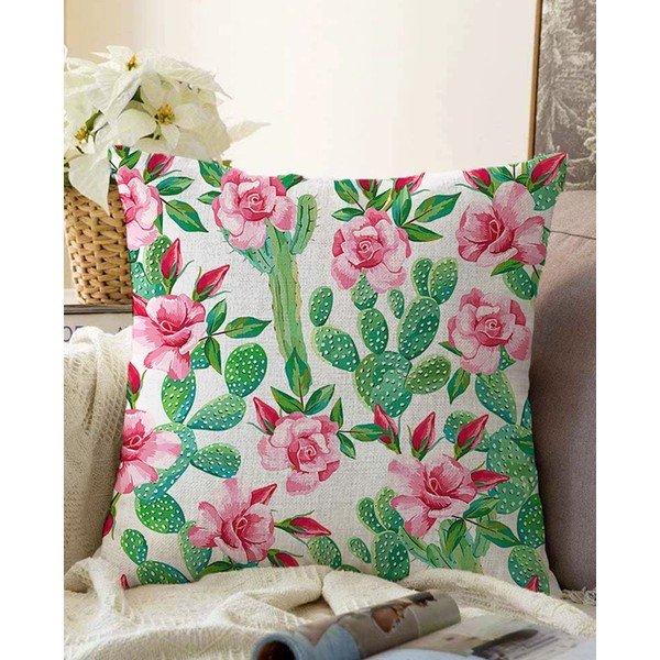 Jastučnica s udjelom pamuka Minimalist Cushion Covers Cactus, 55 x 55 cm