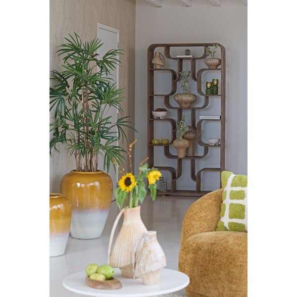 Regal od masivnog manga u prirodnoj boji 100x200x30 cm Labare – Light & Living-image-2