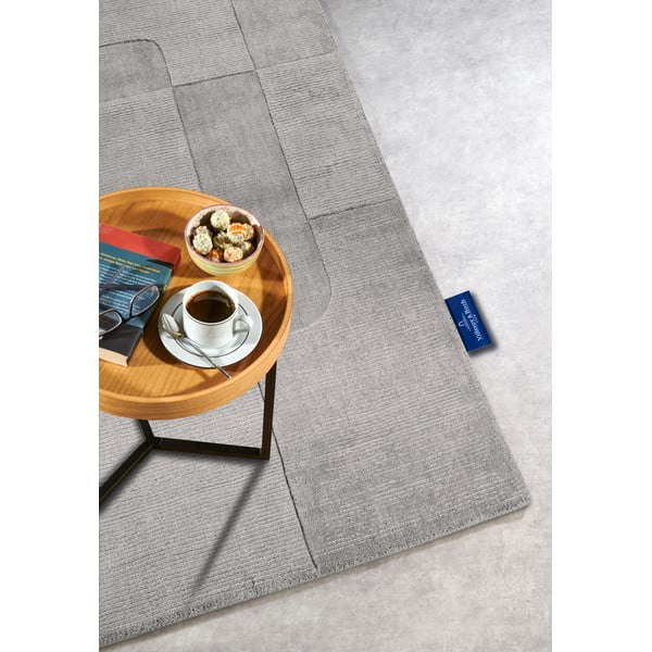 Sivi ručno rađen vuneni tepih 80x150 cm Charlotte – Villeroy&Boch-image-2