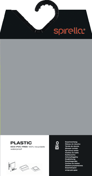 Tuš zavjesa 180x200 cm Bio – Spirella-image-2