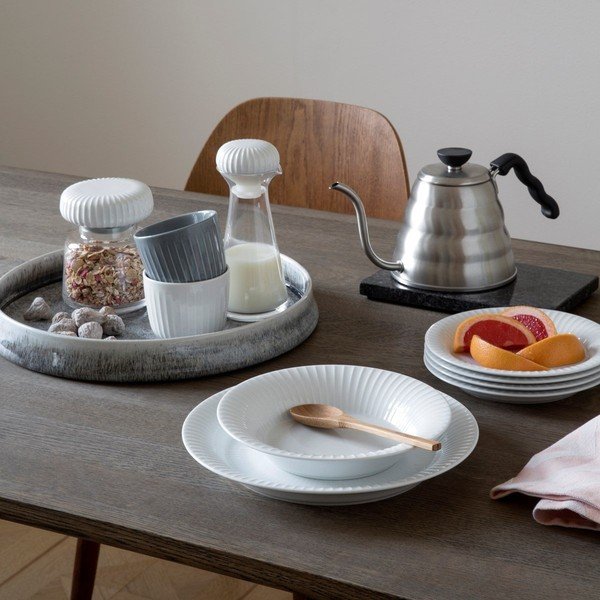 Bijeli duboki porculanski tanjur Kähler Design Hammershoi, ⌀ 21 cm-image-1