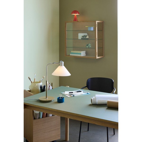 Viseća vitrina u dekoru hrasta u prirodnoj boji 60x60x27 cm Poetic – Hübsch-image-1