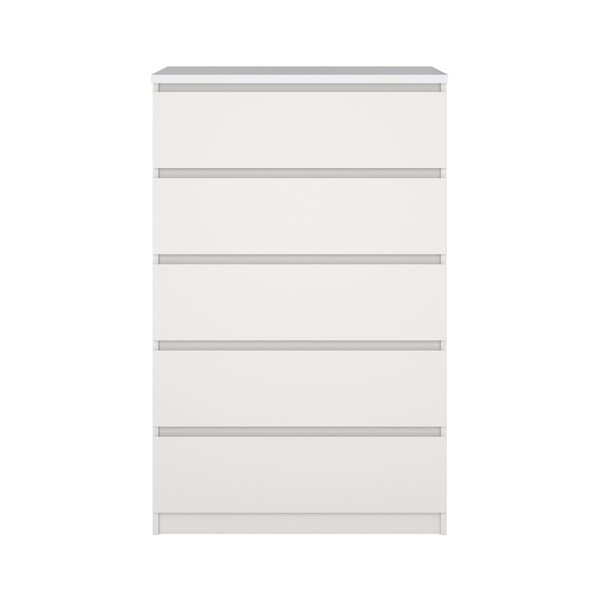 Bijela komoda 77x121x50 cm Naia – Tvilum-image-2