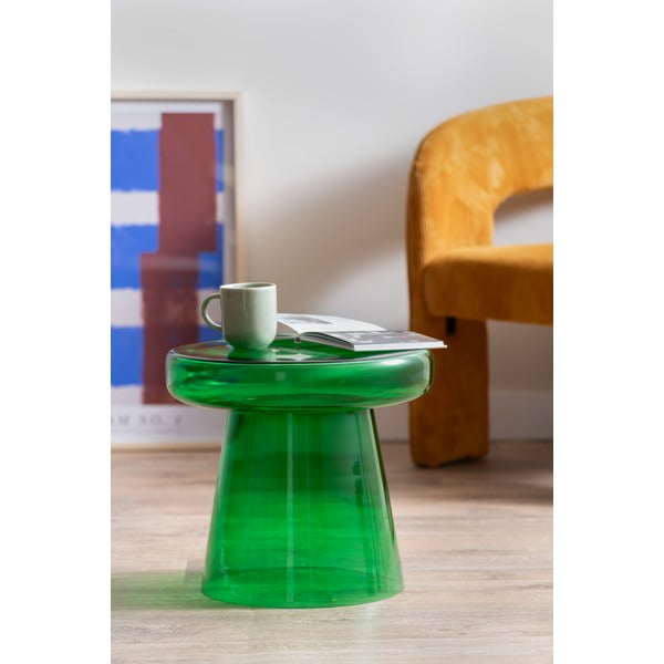 Stakleni okrugao pomoćni stol ø 41 cm Simpleza  – Leitmotiv-image-1