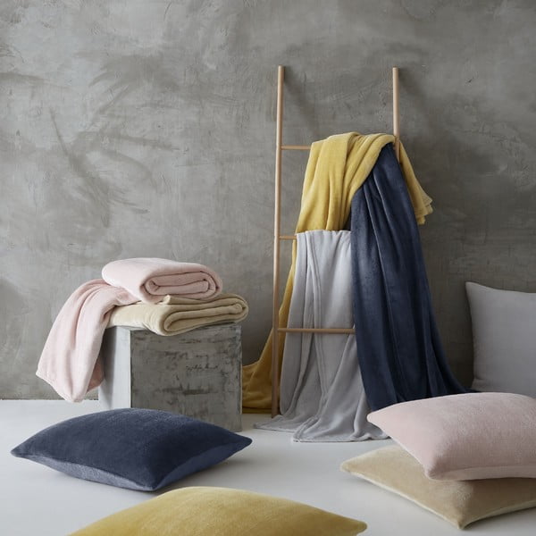 Plavi bacač 200x240 cm Raschel - Catherine Lansfield-image-1