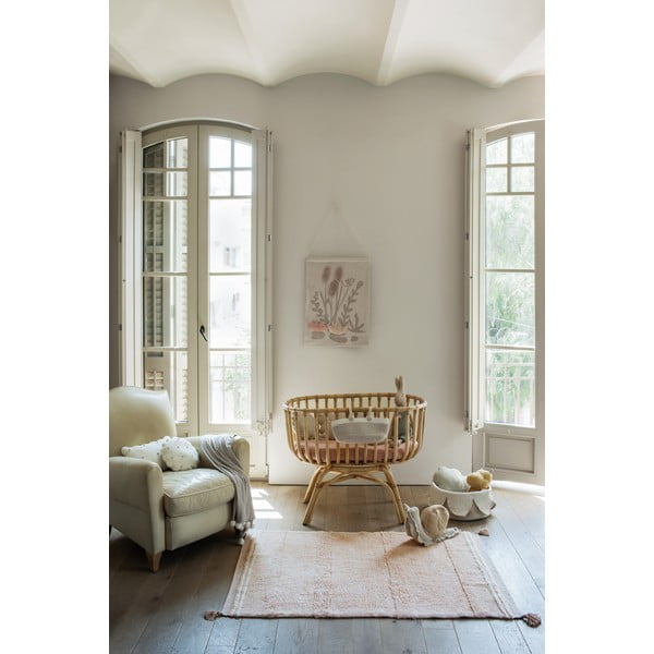 Svijetlo ružičasti periv/ručno rađen pamučan tepih 90x130 cm Bloom Rose – Lorena Canals-image-3