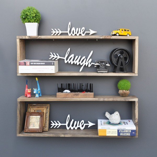 Set od 2 drvene police Rectangle-image-1