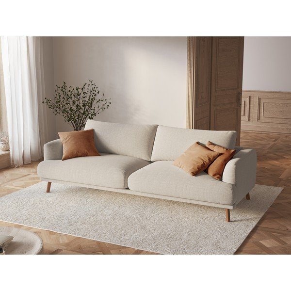 Bež sofa 200 cm Naomi – Micadoni -image-1